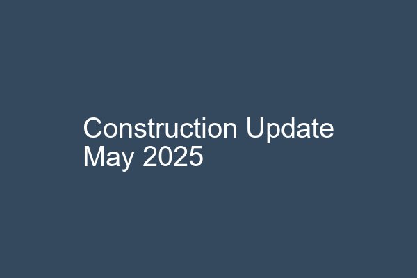 First Floor Construction - 50% Complete