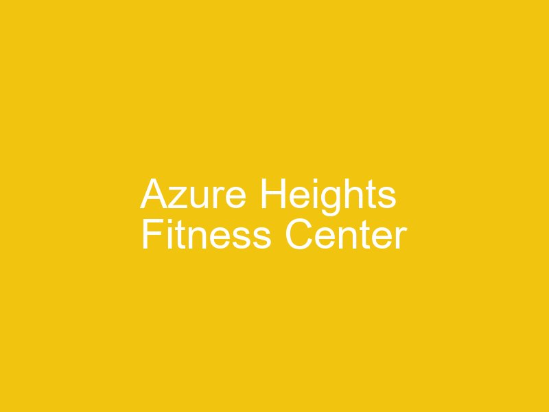 Fitness Center